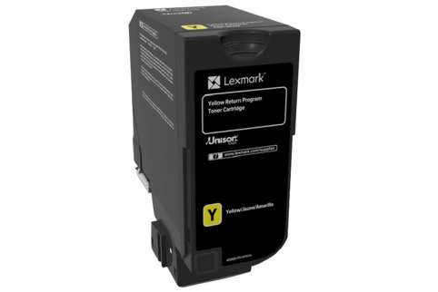 Lexmark CX725 High Yield Yellow Toner Cartridge (Genuine)