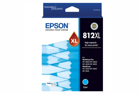 Epson Workforce Pro WF4835 Cyan Ink Cartridge (Genuine)