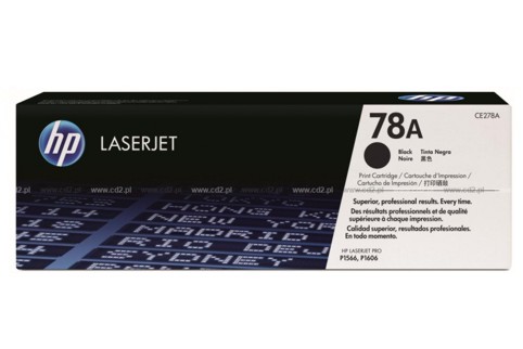 HP #78A LaserJet P1566 Black Toner Cartridge (Genuine)
