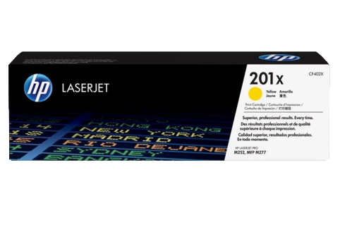 HP LaserJet Pro M277DW #201X Yellow Toner Cartridge (Genuine)