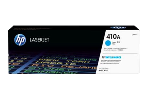 HP LaserJet Pro M452DN #410A Cyan Toner Cartridge (Genuine)