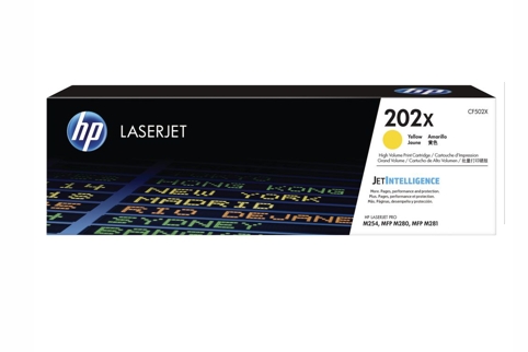 HP Color LaserJet Pro MFP M281 #202X Yellow Toner Cartridge (Genuine)