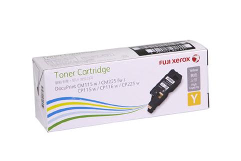Fuji Xerox DocuPrint CM115W Yellow High Yield Toner Cartridge (Genuine)