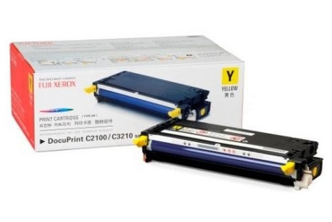 Fuji Xerox DocuPrint C2100 Yellow Toner Cartridge (Genuine)
