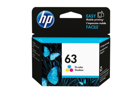 HP #63 ENVY 4520 Colour Ink Cartridge (Genuine)