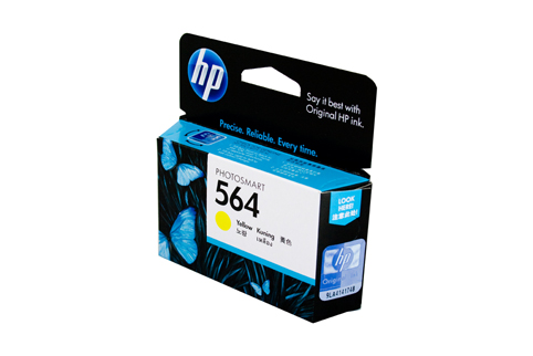 HP #564 Photosmart 6510-B211a Yellow Ink (Genuine)