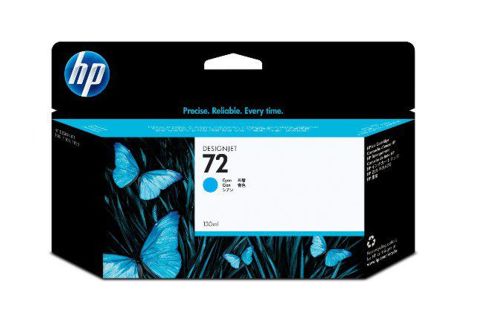 HP #72 DesignJet T610 130ml Cyan Ink  (Genuine)