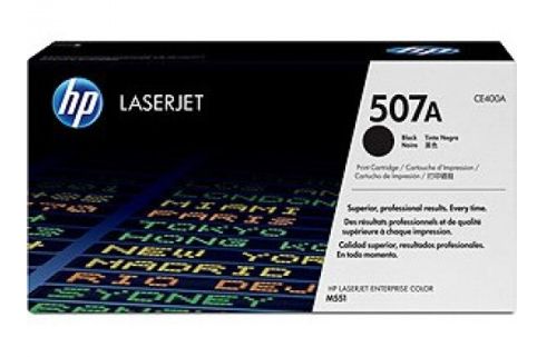 HP #507A LaserJet Enterprise 500 color M551dn Black Toner (Genuine)