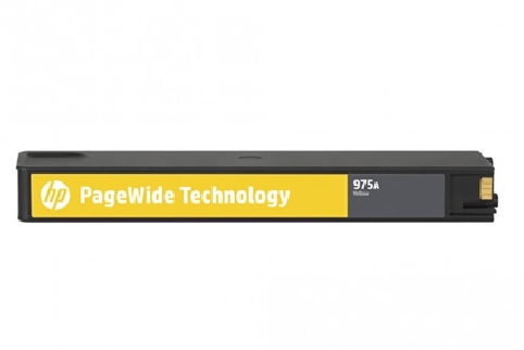 HP #975A PAGEWIDE PRO 552 Yellow Ink Cartridge (Genuine)