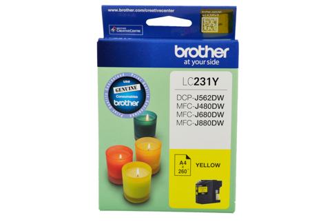 Brother MFCJ680DW Yellow Ink (Genuine)