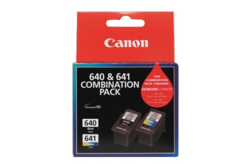 Canon PG640 CL641 MX376 Combo Pack (Genuine)