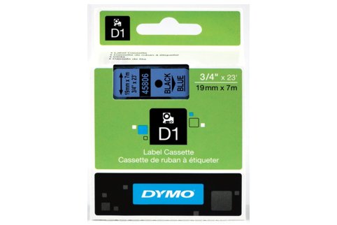 DYMO SD45807 Black on Red 19MM X 7M Tape (Genuine)