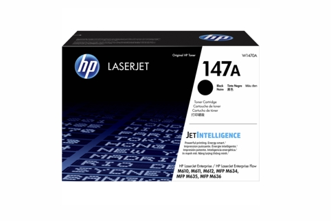 HP LaserJet Enterprise M612 #147A Black Toner Cartridge (Genuine)