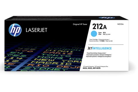 HP Color LaserJet Enterprise M554 #212A Cyan Toner Cartridge (Genuine)