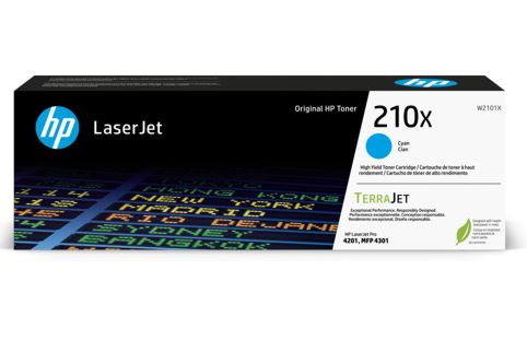 HP Color LaserJet Pro MFP 4301fdn #210X Cyan High Yield Toner Cartridge (Genuine)