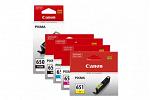 Canon PGI650 + CLI651 iP8760 High Yield Ink Pack (Genuine)