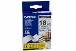 Brother PT-2030 Laminated Black on Clear Tape - 18mm x 8m (Genuine)