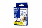 Brother PT-2300 Laminated Blue on White Tape - 18mm x 8m (Genuine)