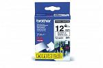 Brother PT-2300 Strong Adhesive Black on White - 12mm x 8m (Genuine)