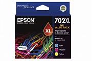 Epson Workforce Pro 3730 XL 3-Colour High Yield Ink Cartridge (Genuine)
