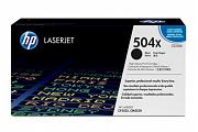 HP #504X LaserJet CP3525n Black High Yield Toner (Genuine)