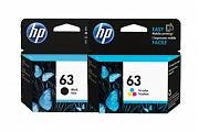 HP #63 Officejet 5220 Ink Cartridge Combo Pack (Genuine)