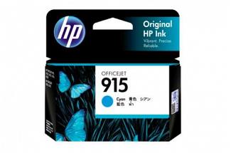 HP #915 OfficeJet 8022 Cyan Ink Cartridge (Genuine)
