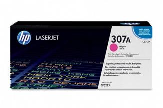 HP #307A LaserJet CP5227 Magenta Toner Cartridge (Genuine)