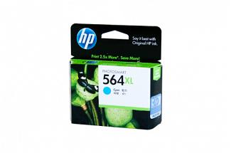 HP #564 Deskjet 3520 Cyan XL Ink  (Genuine)