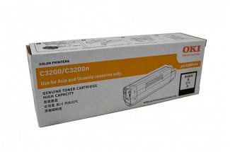 Oki C3200 Black High Yield Toner Cartridge (Genuine)