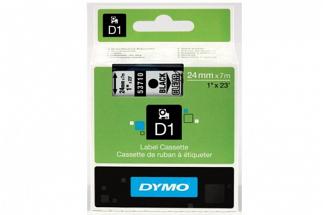 DYMO SD53710 Black on Transparent 24MM X 7M Tape (Genuine)